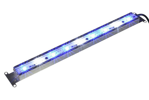 Lumière LED aquarium 9Watt IP68 bleu+blanc 34 cm