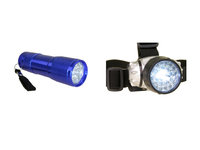 LED Taschen- und Stirnlampen