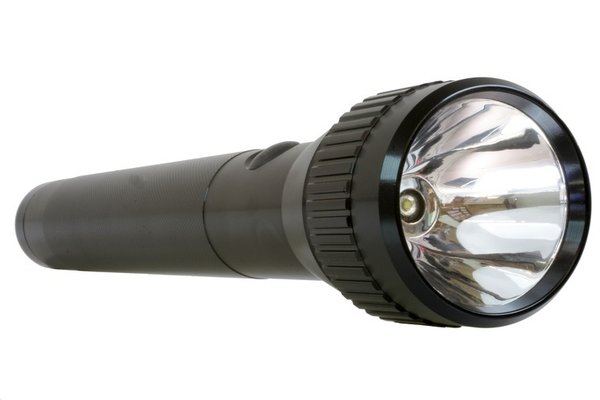 LED Taschenlampe / Stablampe 3Watt schwarz Aluminium