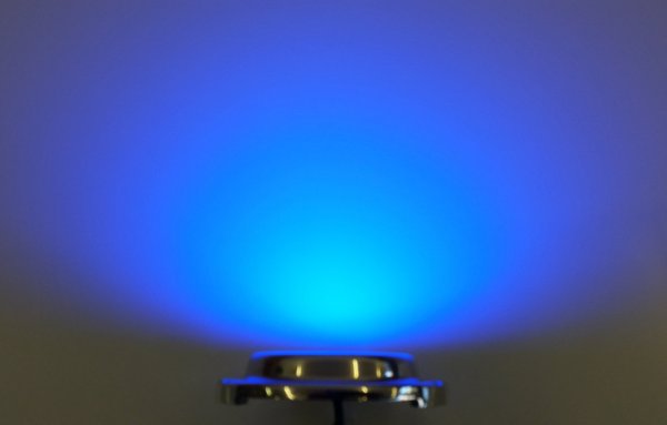 LED Unterwasserleuchte 6 x 1Watt 12VDC  blau rostfreier Stahl