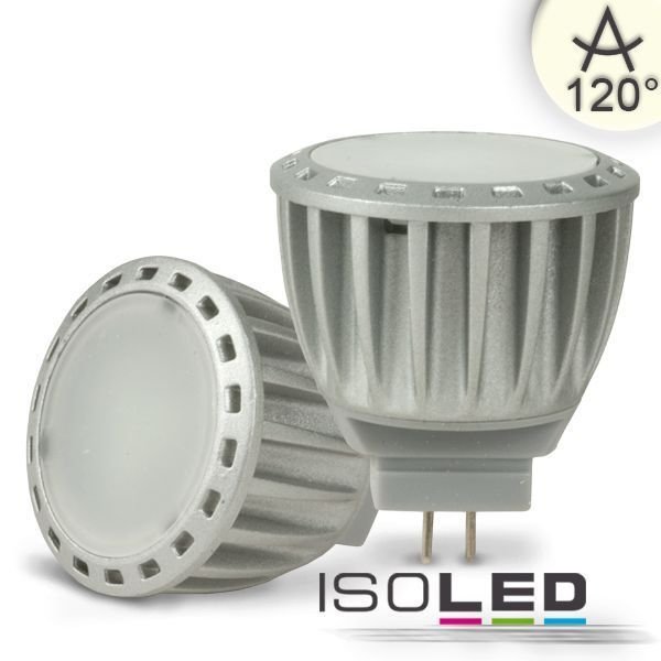 Spot LED MR11 ISOLED 4W (ca. 25W) 230lm 120° blanc neutre dimmable