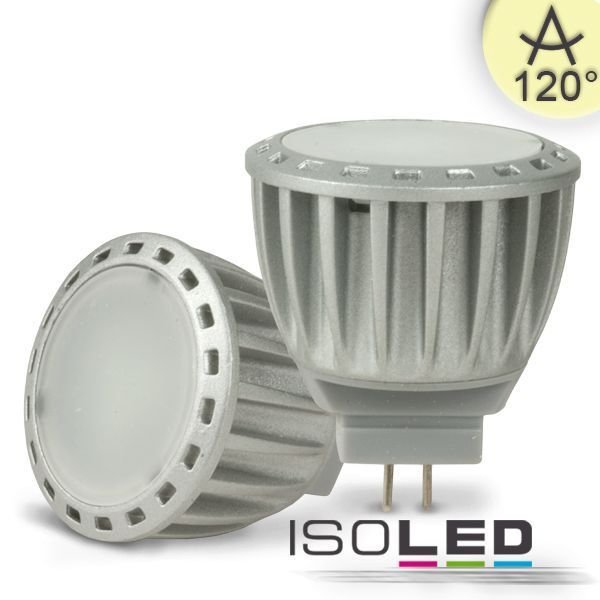 Spot LED MR11 ISOLED 4W (ca. 25W) 210lm 120° blanc chaud dimmable