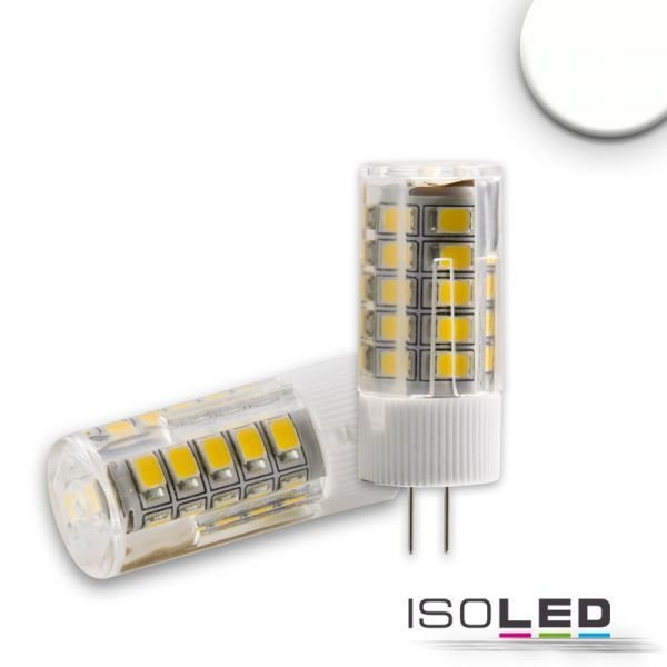 LED Stiftsockellampe G4 ISOLED 3.5W (ca. 30W) 33SMD 321lm 270° neutralweiss