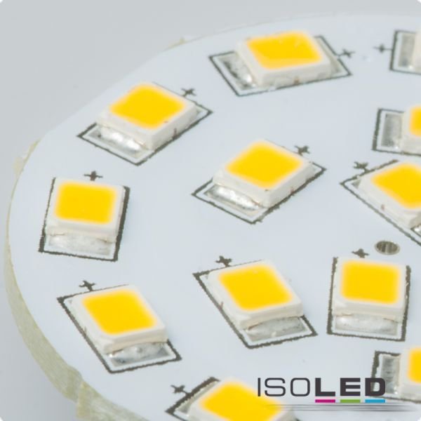 LED Stiftsockellampe G4 ISOLED 3W (ca. 35W) 21SMD 320lm 120° neutralweiss