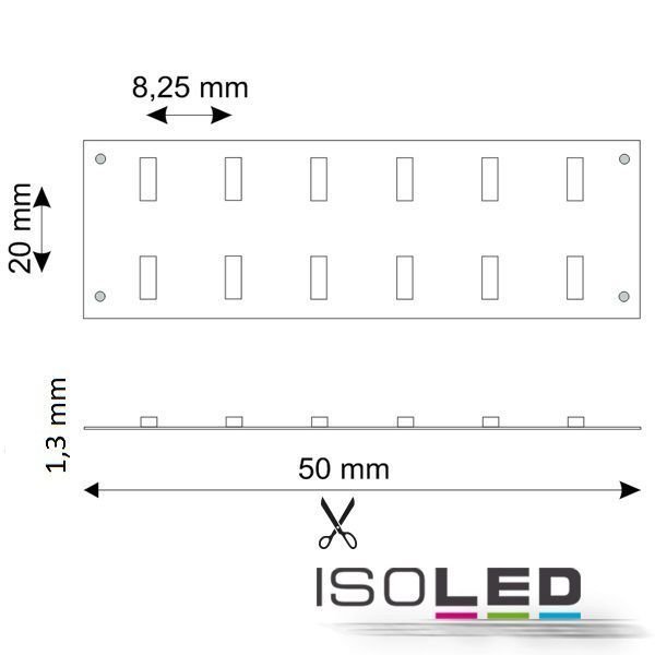 LED Flexband ISOLED CRI930 24W/m 24V 123W IP20 warmweiss 5m