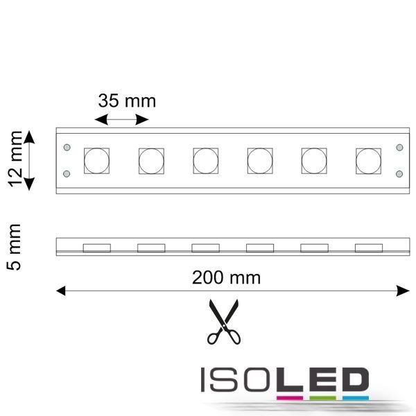 LED Flexband ISOLED AQUA 7.2W/m 24V 33W IP68 RGB 5m