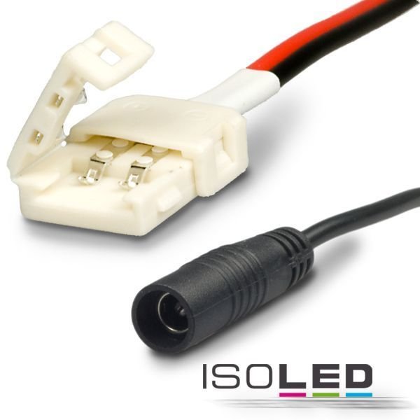 Connecteur rond ISOLED 2 pôles pour largeur 8mm