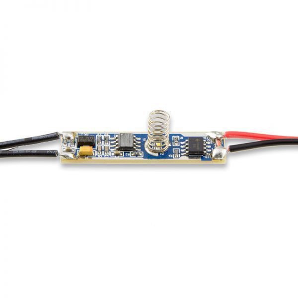 Interrupteur dimmable LED pour profilé jusqu'à 10mm, 12-24VDC/3A