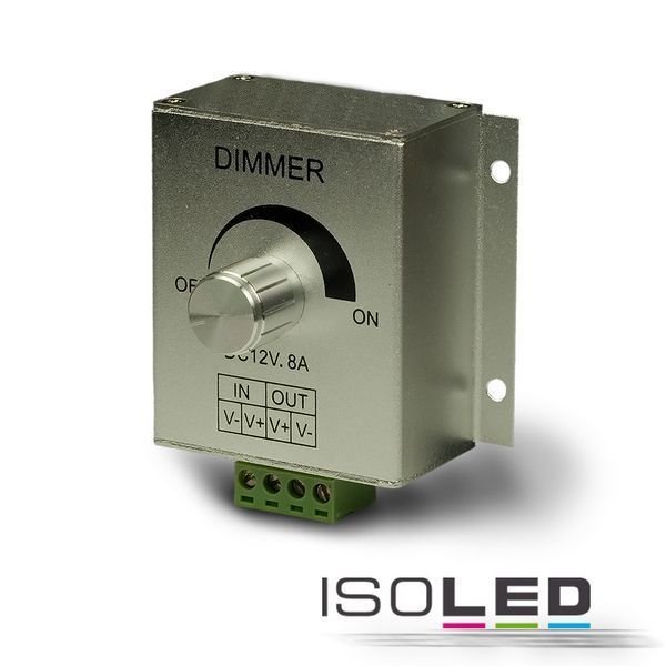 LED Aufbau-Dimmer 12-24V 8A