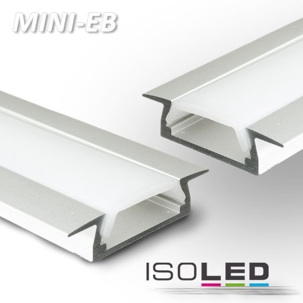 Profilé d'aluminium ISOLED MINI-EB anodisé 22x6mm (BxH) 0.95m