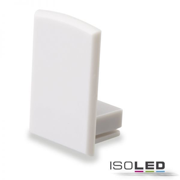 Embout PVC grisblanc pour profilé ISOLED ECO 2