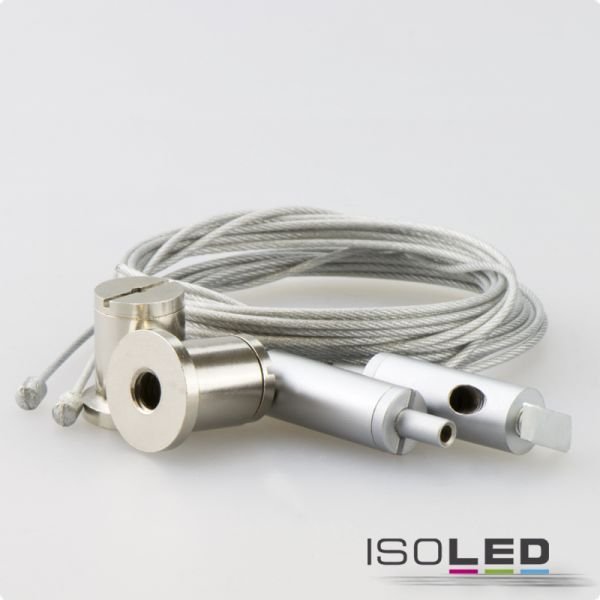 Aufhängesystem mit Drahtseil für Kabelschleuse ISOLED ECO 1/2/3