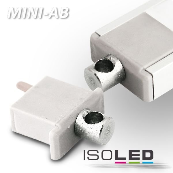 Endkappe/Adapter mit Stromversorgung für Profil ISOLED MINI-AB