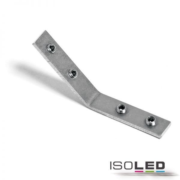 Eckverbinder vertikal 135° Stahl für Profile ISOLED WING/XWAY