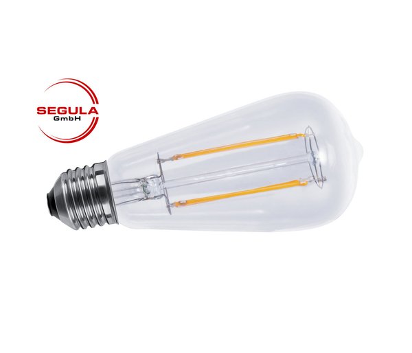 Filament LED Rustika clair Segula 50700 E27 6W (ca. 40W) 420lm 2600K dimm.