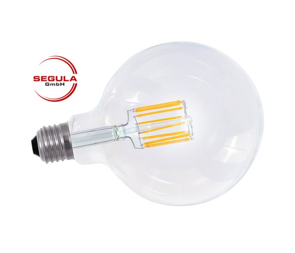 Filament LED Globe 125 clair Segula 50685 E27 6W (ca. 40W) 440lm 2600K dimm