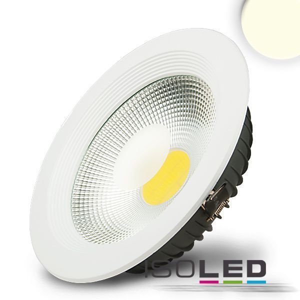 LED COB Reflektor Downlight 225mm weiss ISOLED 30W (ca. 150W) neutralweiss