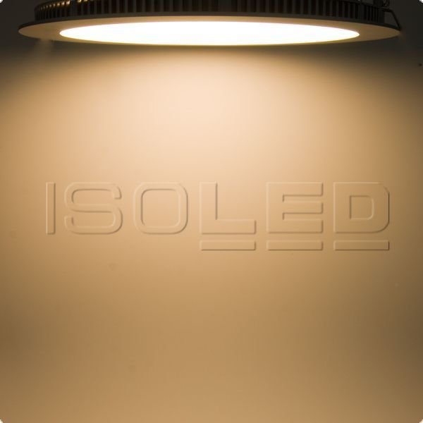 LED Downlight ultraflach 225mm silber ISOLED 18W (ca. 100W) WW