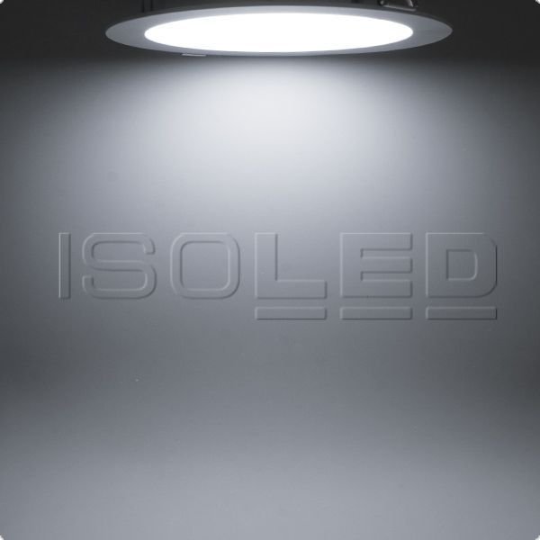 LED Downlight ultraflach 225mm weiss ISOLED 18W (ca. 100W) NW