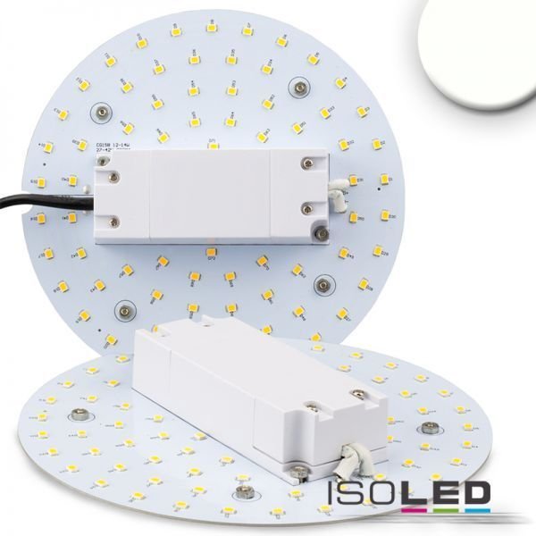 LED Umrüstplatine 160mm mit Magnet ISOLED 12W (ca. 100W) neutralweiss