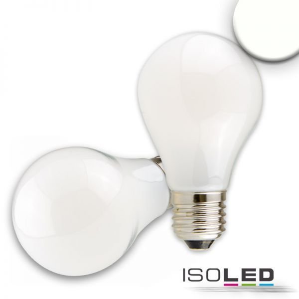 LED Filament Birne ISOLED E27 8W (ca. 60W) 810lm 4000K matt dimmbar