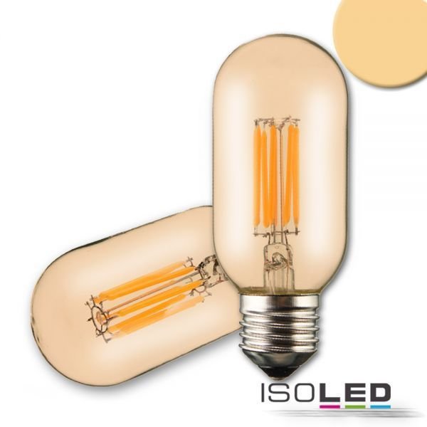 LED Filament Tube ISOLED E27 8W (ca. 50W) 600lm 2200K dimmbar