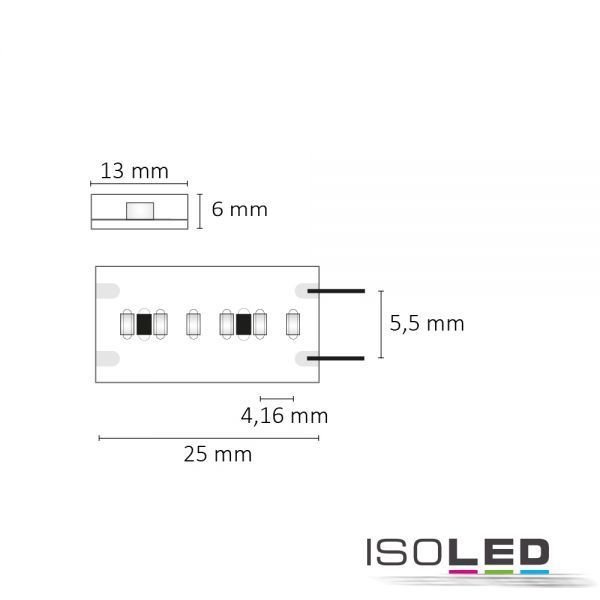 LED Flexband ISOLED AQUA930 MILCHIG 10W/m 24V IP67 warmweiss 5m