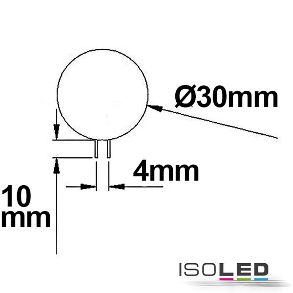 LED Stiftsockellampe G4 ISOLED 2W (ca. 20W) 10SMD 127lm 120° warmweiss