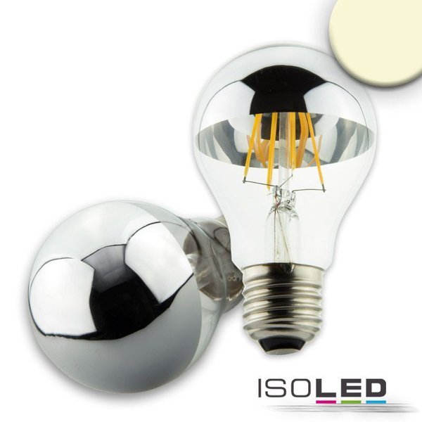 LED Filament Spiegelkopf ISOLED E27 4W (ca. 35W) 340lm 2700K klar