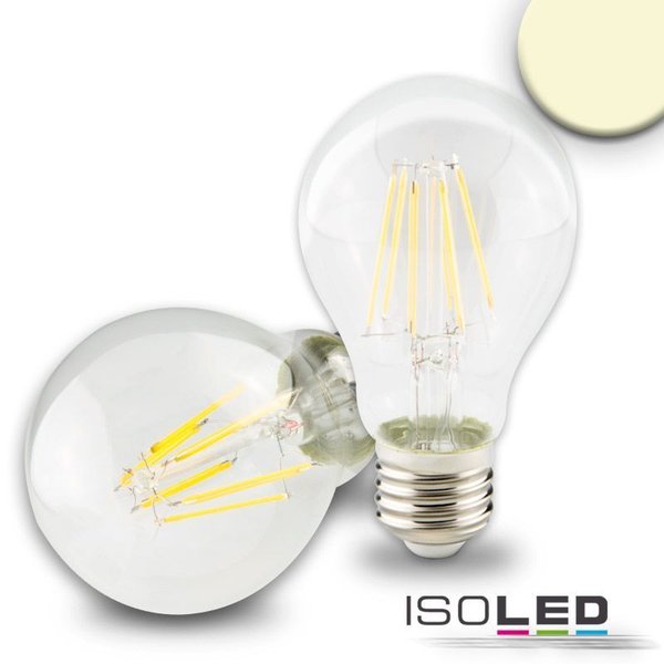 LED Filament Birne ISOLED E27 5W (ca. 50W) 600lm 2700K klar dimmbar
