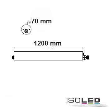 LED Linearleuchte ISOLED HIGH PROTECTION IP69K 35W (ca. 275W) 5000K 120cm