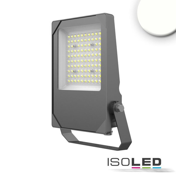 LED Fluter ISOLED schwarz SMD 50W (ca. 400W) 6700lm neutralweiss 30°
