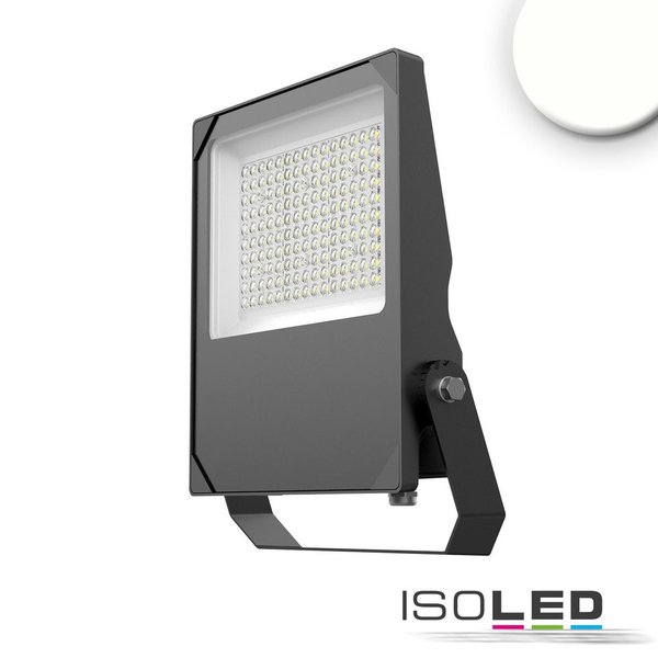 LED Fluter ISOLED schwarz SMD 100W (ca. 750W) 14500lm neutralweiss 110°