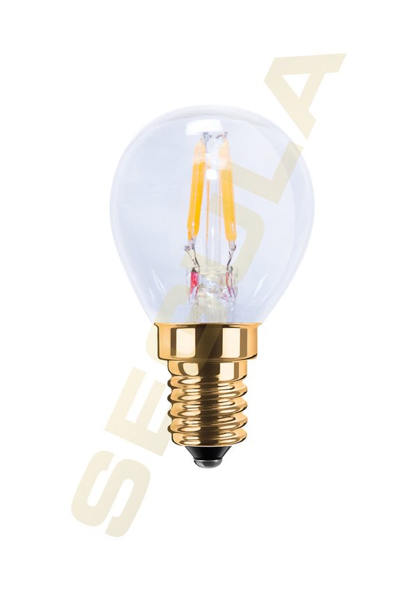 LED Mini Glühlampe klar Segula 55204 E14 1.5W (ca. 10W) 90lm 2200K dimmbar