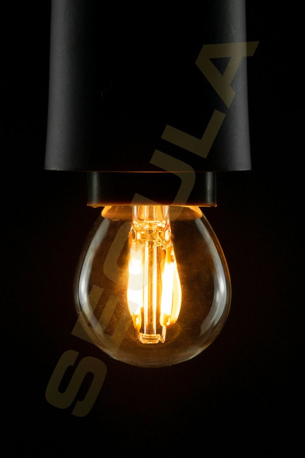 LED Mini Glühlampe klar Segula 55204 E14 1.5W (ca. 10W) 90lm 2200K dimmbar