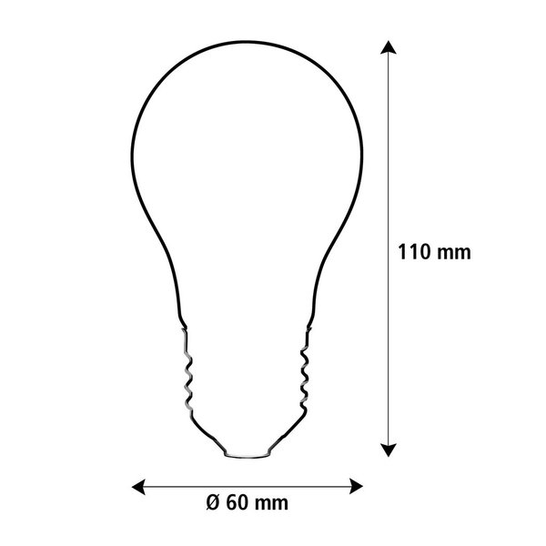 LED SOFT Glühbirne Curved Segula 50654 E27 3.2W (ca. 20W) 190lm 2200K dimmbar