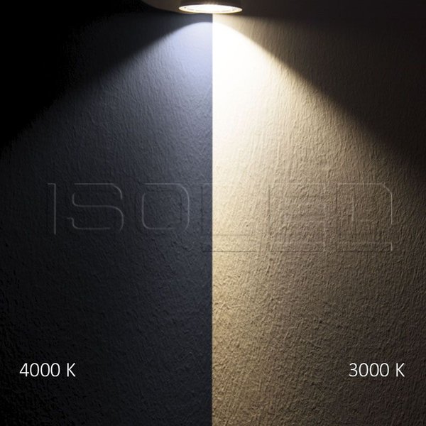 LED Einbaustrahler ISOLED Sys-90 12W 1120lm 3000+4000K dimmbar