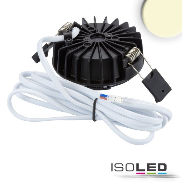 LED Einbaustrahler ISOLED Sys-90 MiniAMP 10W (ca. 60W) warmweiss dimmbar